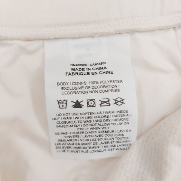 Nike Running Division Track Pants Womens Medium Beige Dri-Fit Lightweight Loose - Picture 10 of 12